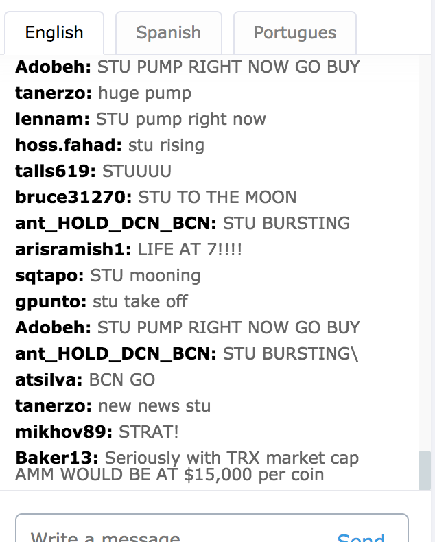 Pumping chat